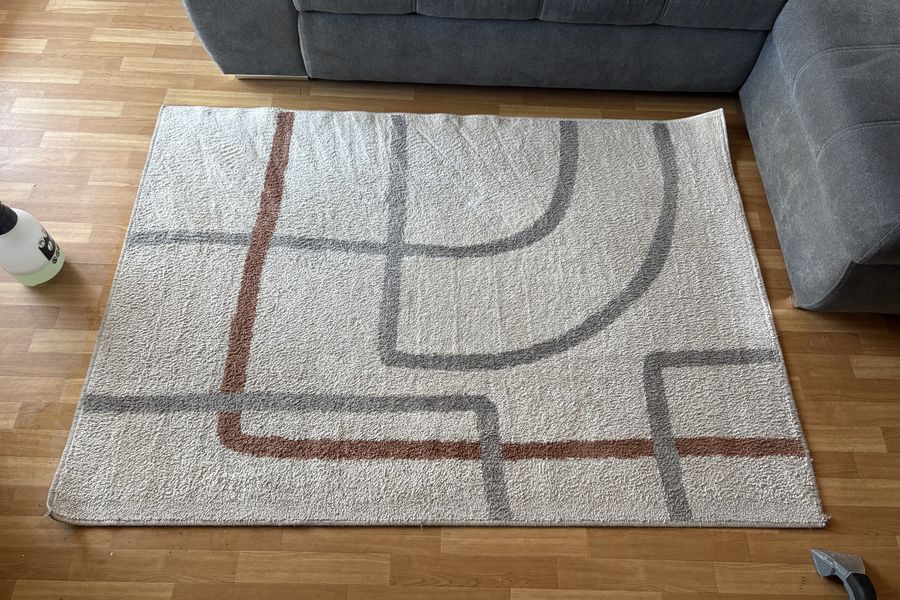 Tapis salon après nettoyage Cosmova